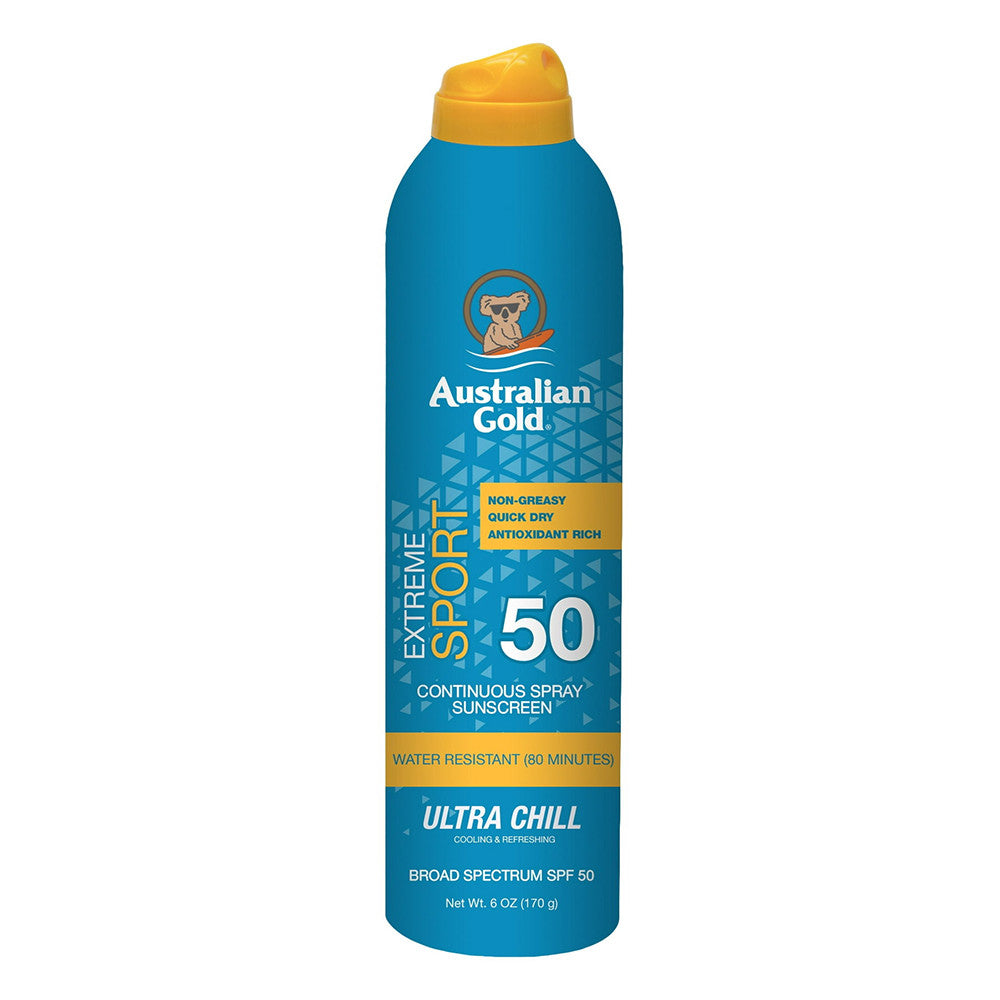 Australian Gold X Treme Sport Continuous SPF 50 Sunscreen Spray, 6 Oz