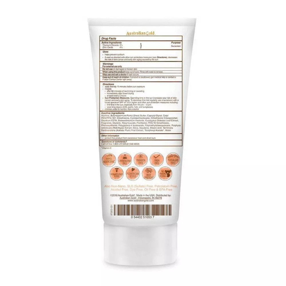 Australian Gold Botanical Mineral Sunscreen Lotion Spf 50, 147 Ml