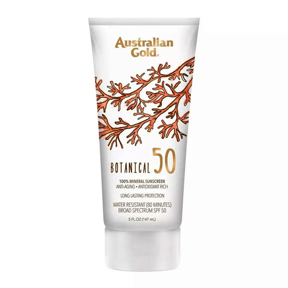 Australian Gold Botanical Mineral Sunscreen Lotion Spf 50, 147 Ml