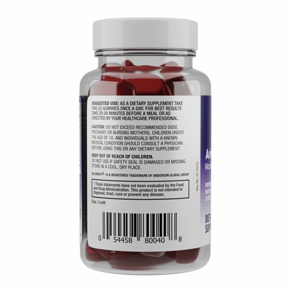 Achieve Glucose Support Sugar Free Chewable Gummies, 60 Ea