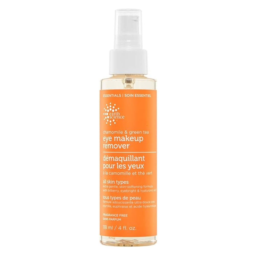 Earth Science Eye Makeup Remover With Chamomile And Green Tea - 4 Oz