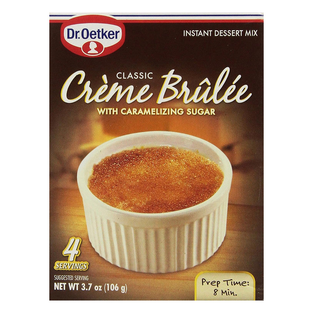 Dr. Oetker, Creme Brulee Mix, 4 Servings, 3.7 Oz