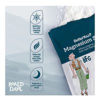 BetterYou Magnesium Sleep Kids Bath Flakes for Good Sleep, 1.6 Lb