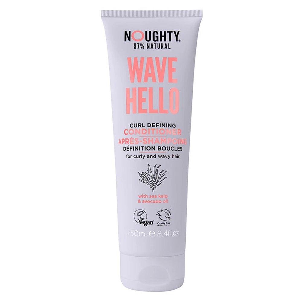 Noughty Wave Hello Curl Defining Conditioner for Curl and Wavy Hair 8.4Oz (250ml)