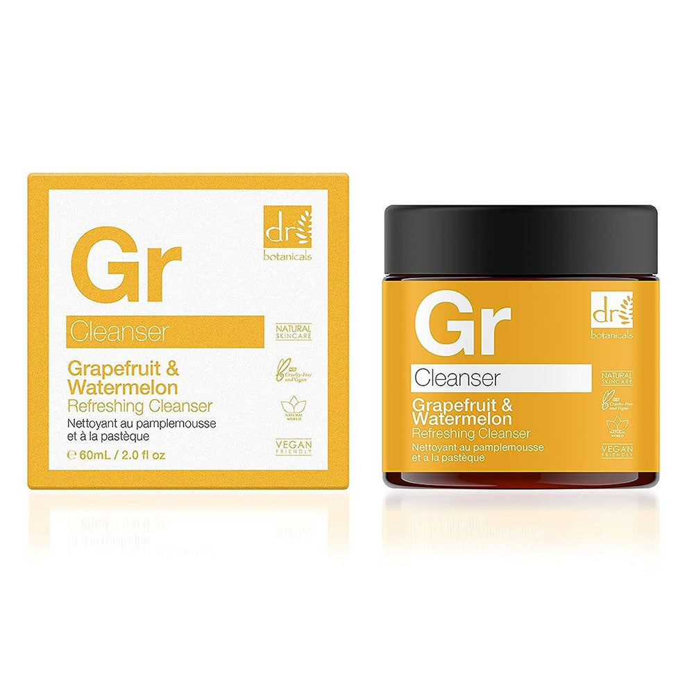 Dr Botanicals Grapefruit and Watermelon Refreshing Cleanser, 2 Oz