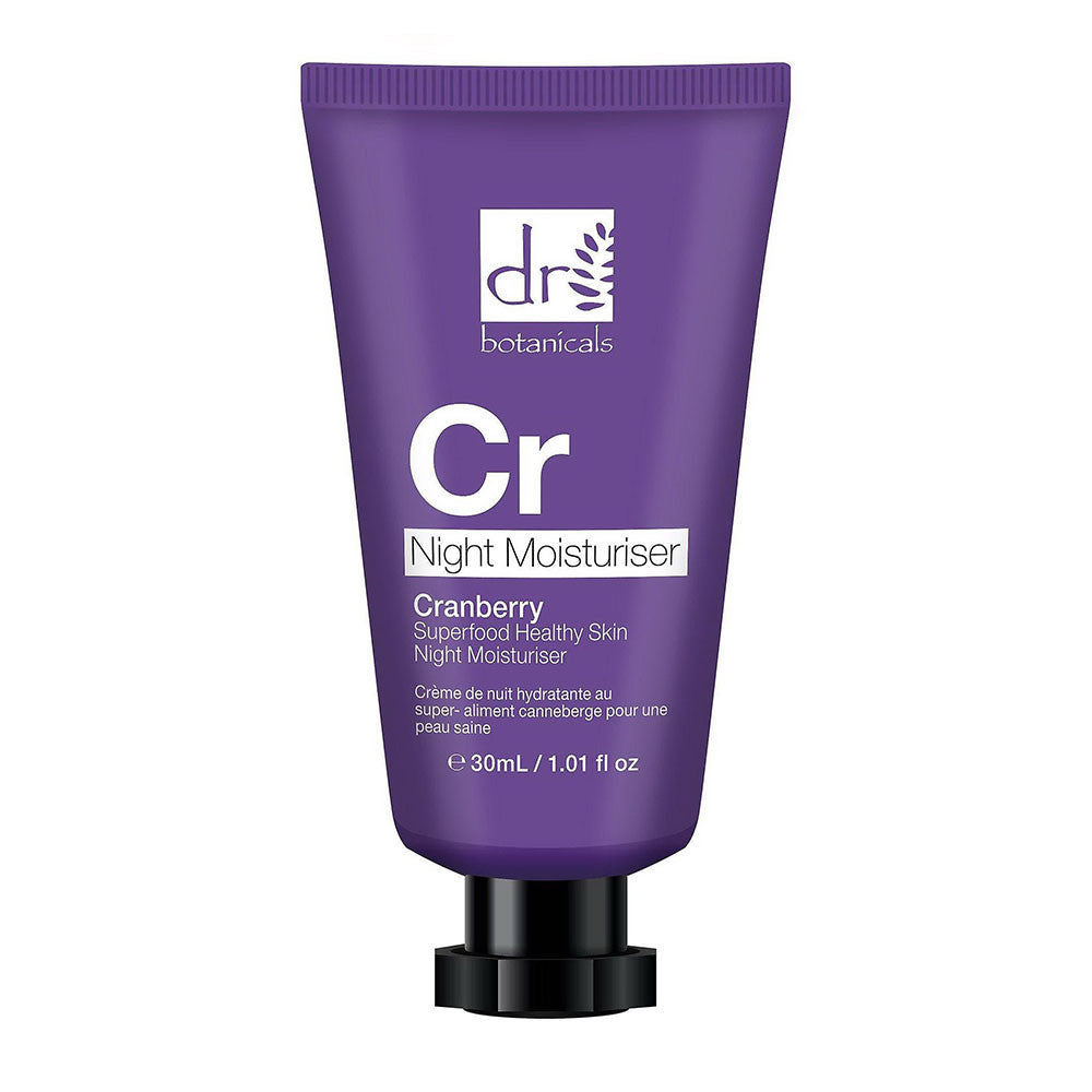 Dr Botanicals CR Night Moisturiser, Cranberry, 1.01 Oz