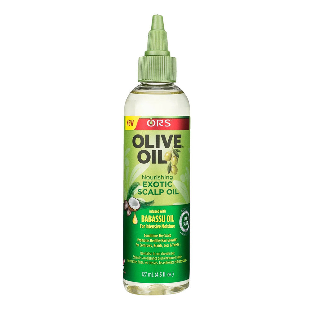 ORS Olive Oil Nourishing Exotic Scalp Oil with Babassu Oil, 4.3 Oz