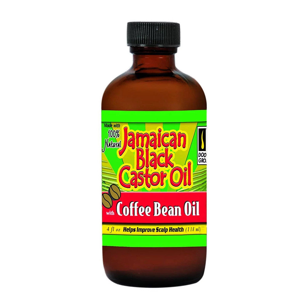 Doo Gro Jamaican Black Castor Oil with Coffee Bean Oil, 4 Oz