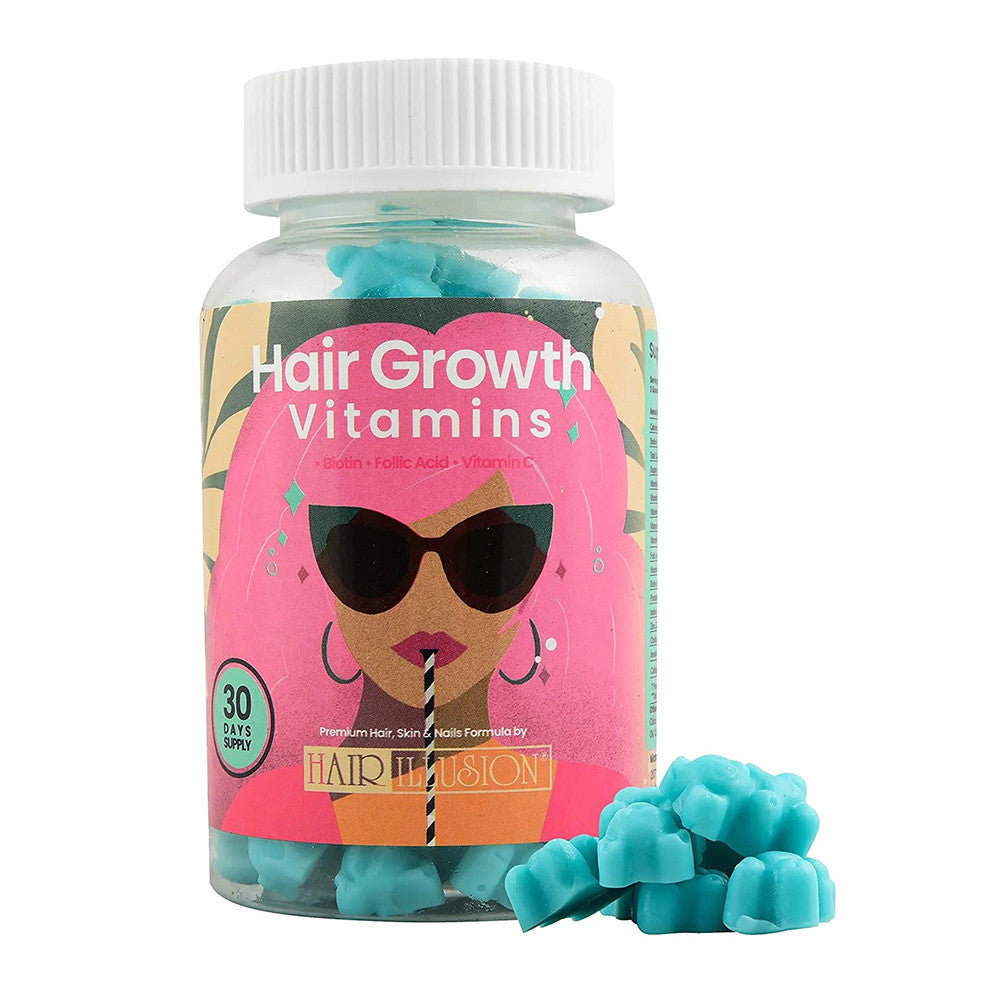 Hair Illusion Super Hair Growth Vitamins For Women, 60 Ea