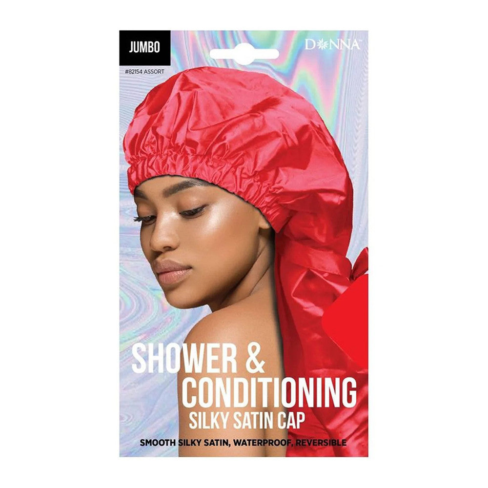 Donna Shower and Conditioning Silky Satin Braid Cap, 82154 Assorted, 1 Ea