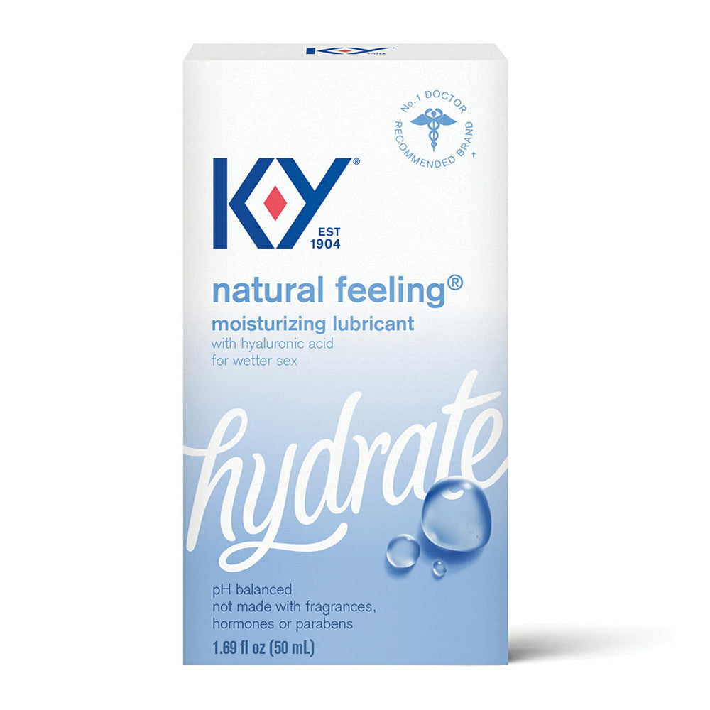 K Y Personal Lubricants Natural Feeling With Hyaluronic Acid, 1.69 Oz