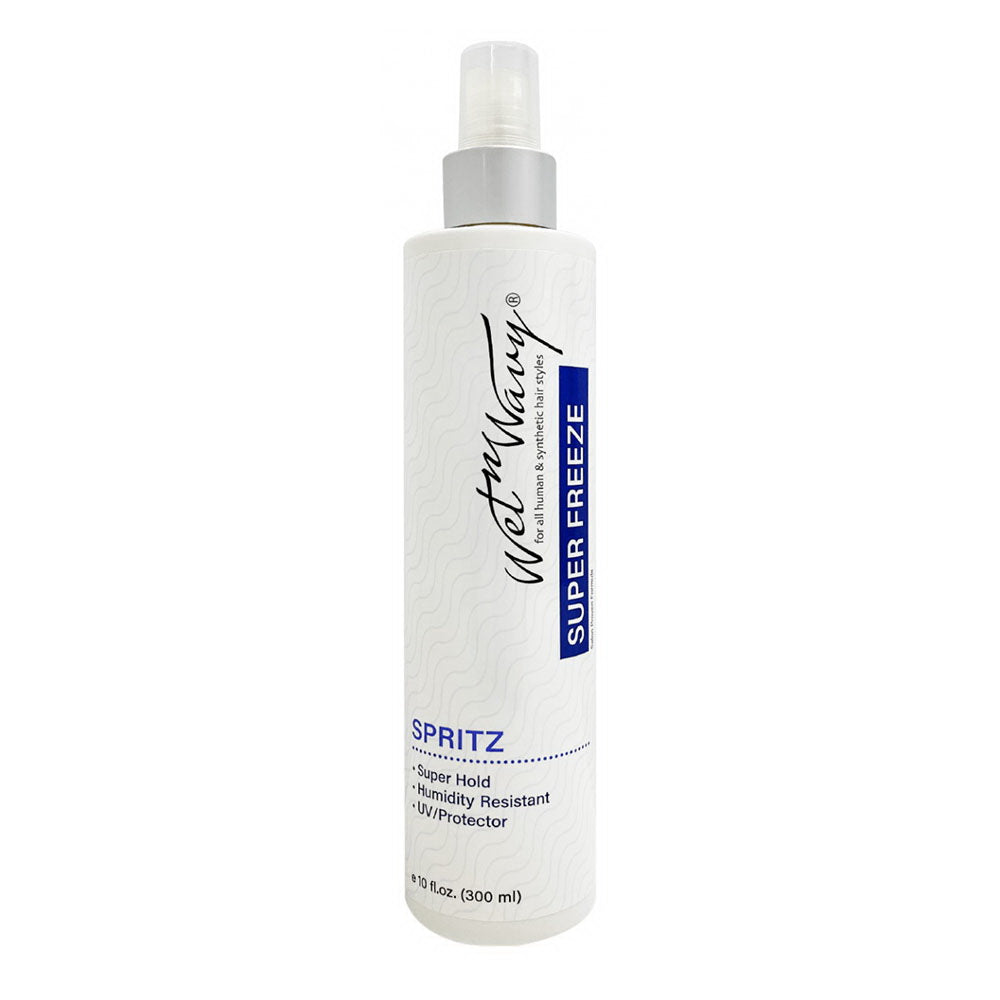 Wet N Wavy Super Freez Spritz for Natural Hair Weaves, 10 Oz