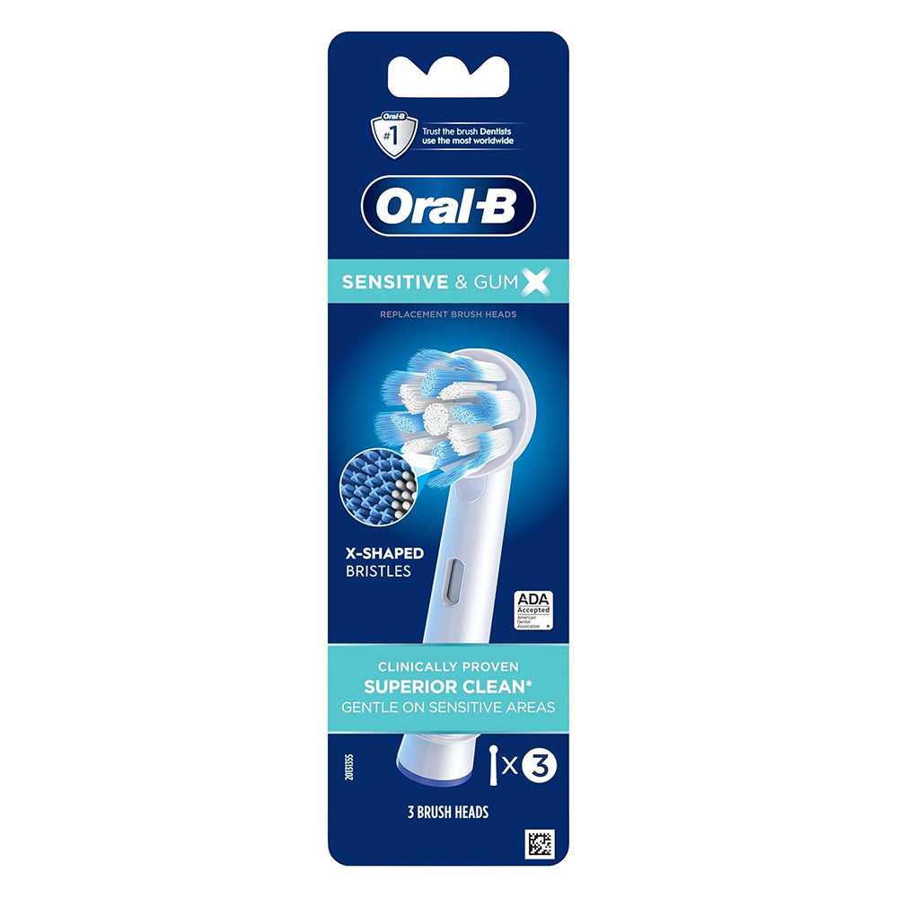 Oral B Pro Gum Care Electric Toothbrush Replacement Brush Head Refills, 3 Ea
