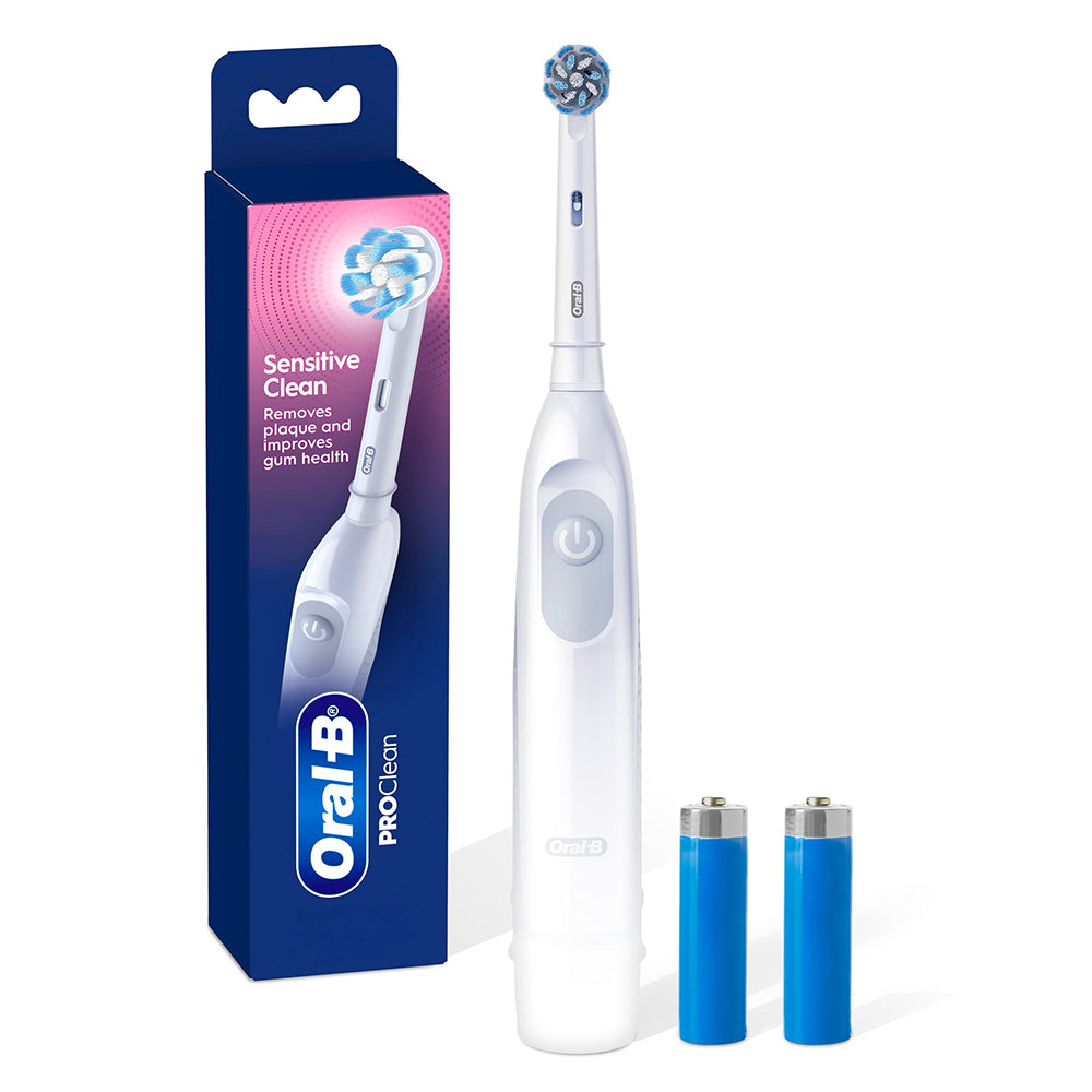 Oral B Pro Clean Battery Powered Toothbrush for Plaque Removal and Gum Care 1Ea