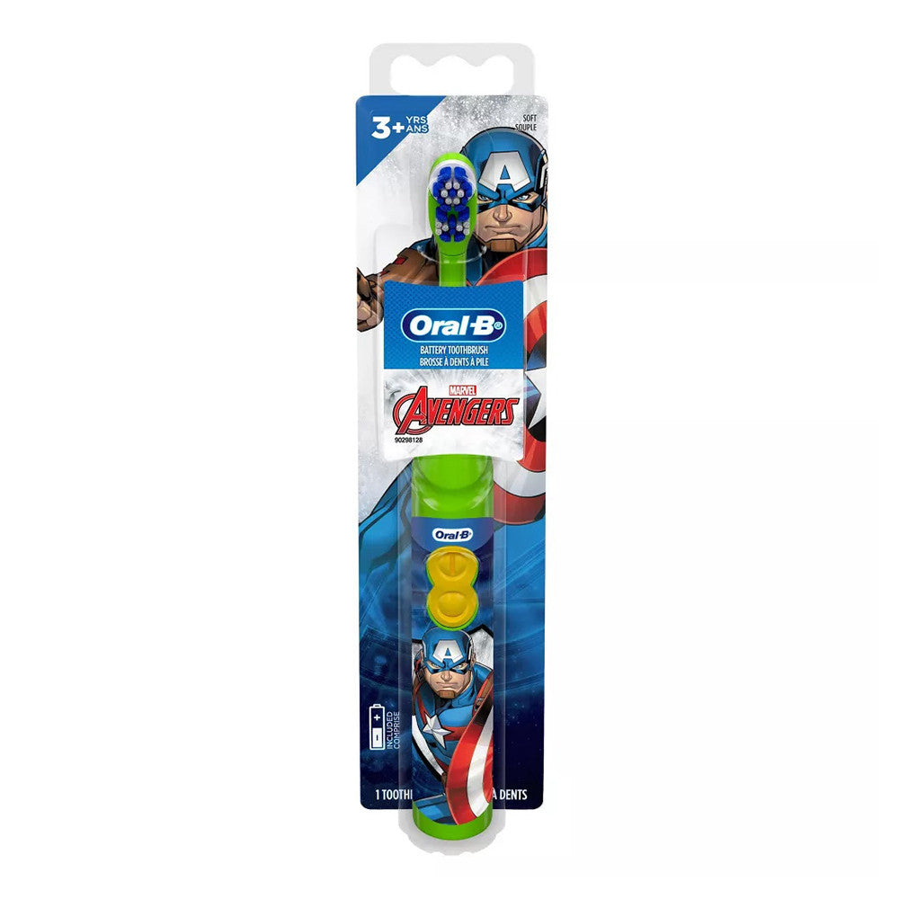 Oral-b Kids Battery Toothbrush, Featuring Marvels Avengers, 1 Ea