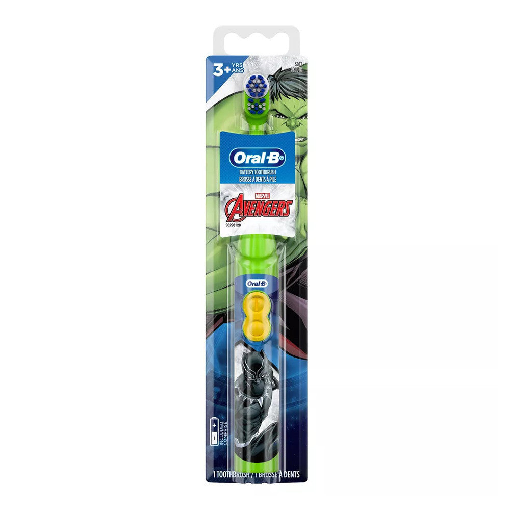 Oral-b Kids Battery Toothbrush, Featuring Marvels Avengers, 1 Ea