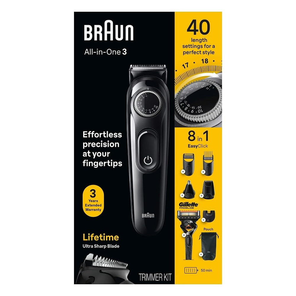 Braun Care Trimmer All-In-One Series 3 Battery Powered Trimmer for Men 1Ea