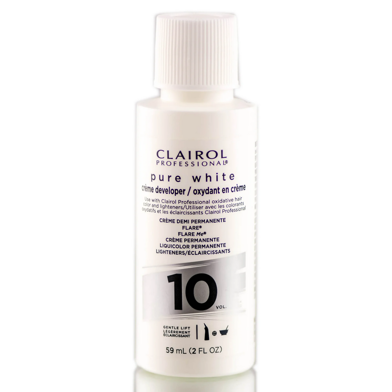 Clairol Professional Pure White Hair Developers for Lightening and Gray Coverage, 2 Oz