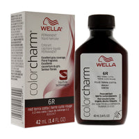 Wella Color Charm Liquid Hair Color, 6R Red Terra Cotta, 1.4 Oz