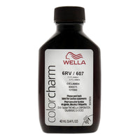 Wella Charm Liquid Permanent Liquid Hair Color Shade 6RV by 607 Cyclamen, 1.4 Oz