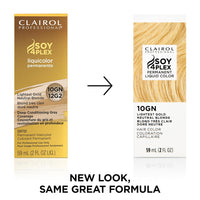 Clairol Professional 10GN Lightest Gold Neutral Blonde Liquicolor Permanent Hair Color 2Oz
