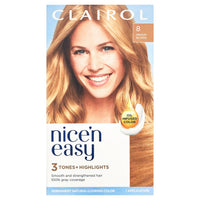 Clairol Nice N Easy 8 Medium Blonde Permanent Hair Color, Kit