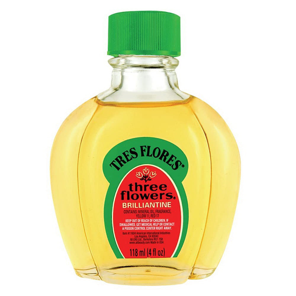 Clubman Three Flowers Brilliantine Hair Liquid 4Oz (118ml)