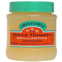 Tres Flores Three Flowers Brilliantine Hair Styling Pomade, Solid, 3.25 Oz