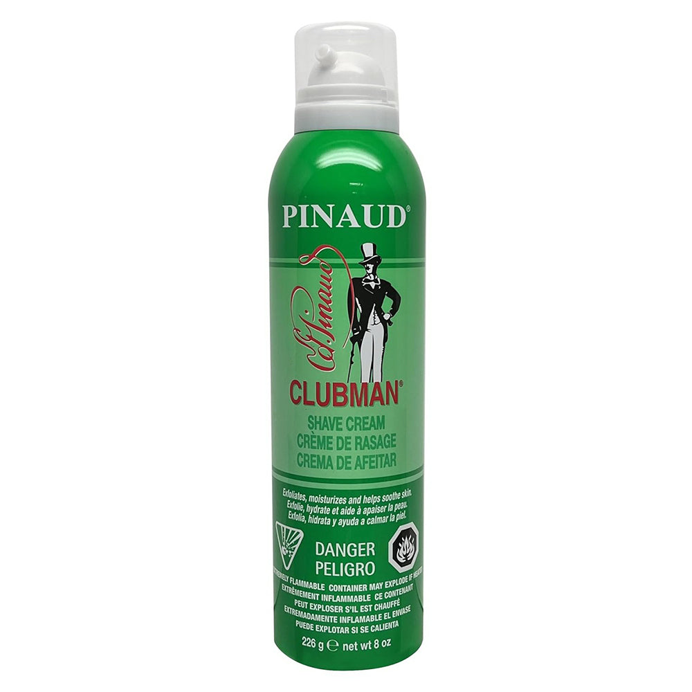 Pinaud Clubman Classic Shave Cream Smooth Glide Moisturizing Barber Shaving Cream 8Oz (226g)