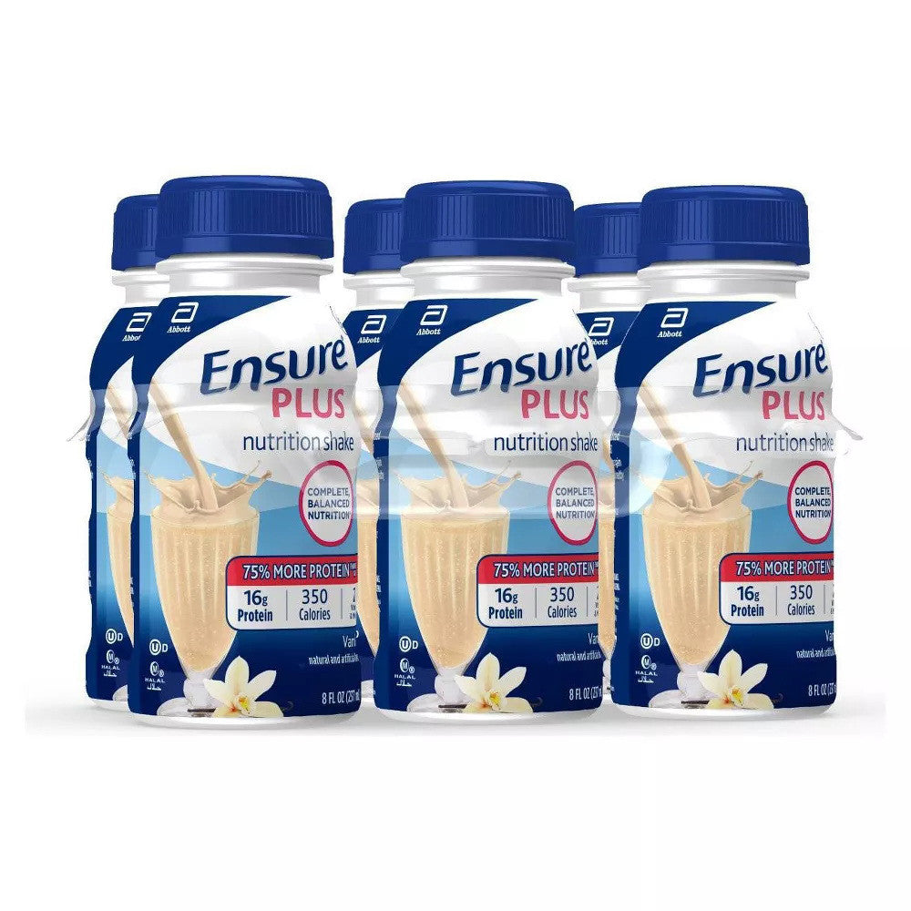 Ensure Plus Nutrition Shake With Vanilla, Pack Of 6, 237 Ml
