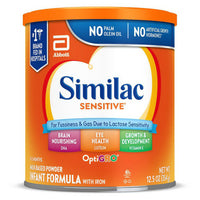 Similac Sensitive Powder Baby Formula, 12.5 Oz