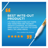 Wite Out Correction Shake N Sqeeze Pen - 6 Pieces