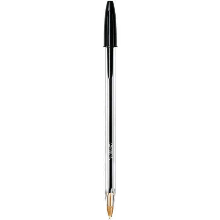 BIC Cristal Xtra Smooth Ball Pens, Medium Point (1.0mm), Black, 2 Ct