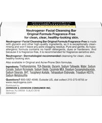 Neutrogena Transparent Facial Soap, Original Formula, Fragrance Free, 3.5 Oz
