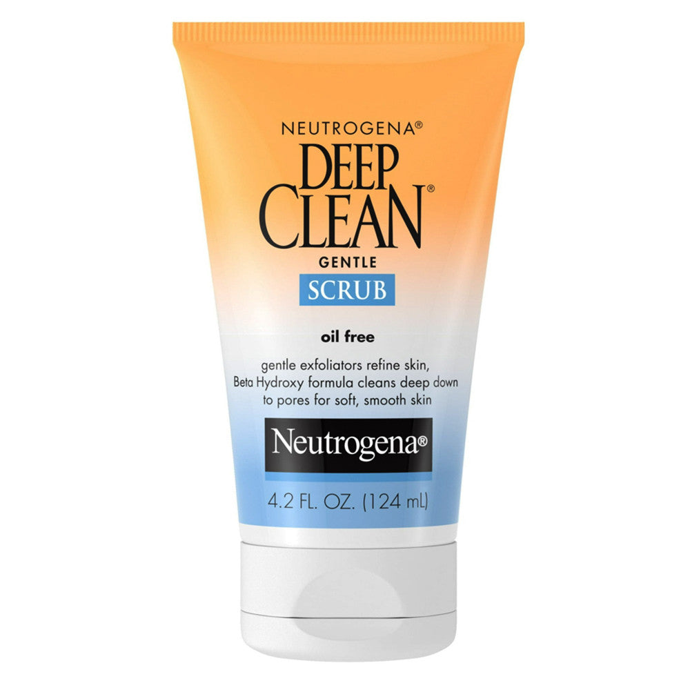 Neutrogena Deep Clean Gentle Facial Scrub, Oil Free - 4.2 Oz