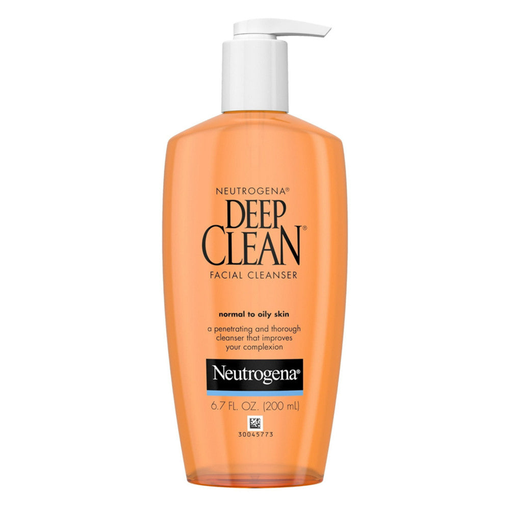 Neutrogena Deep Clean Facial Cleanser For Normal To Oily Skin - 6.7 Oz