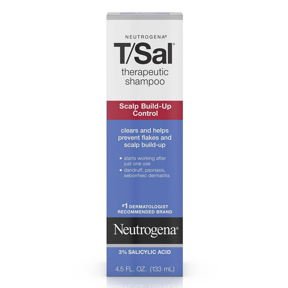 Neutrogena T/Sal Therapeutic Shampoo, Scalp Build-Up Control, 4.5 oz