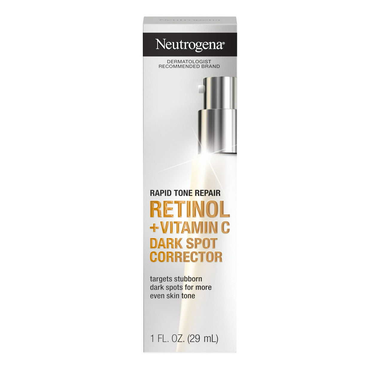 Neutrogena Rapid Tone Repair Moisturizer Dark Spot Corrector Serum, 1 Oz