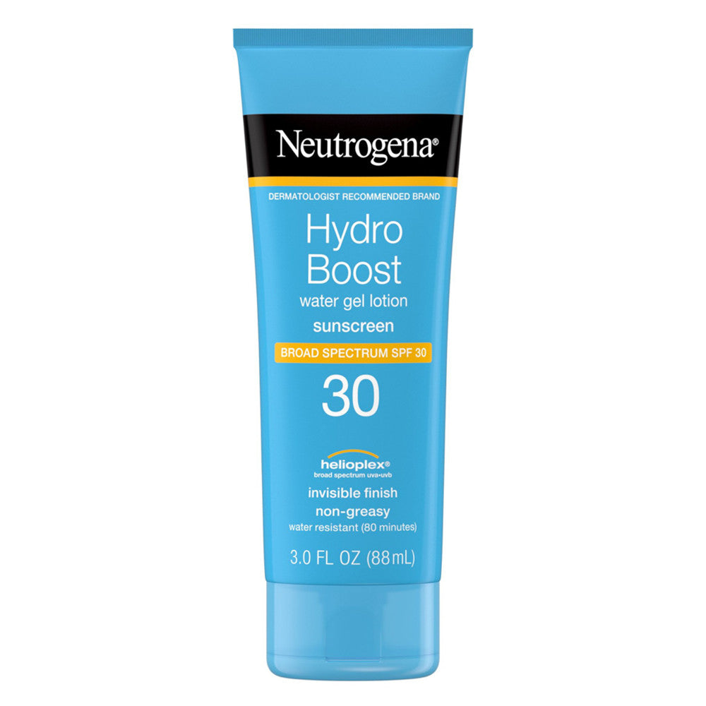 Neutrogena Hydroboost Water Gel Non Greasy Sunscreen Lotion SPF 30, 3 Oz
