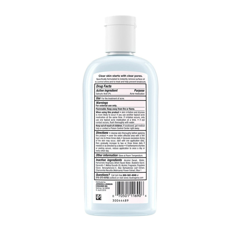 Neutrogena Clear Pore Oil Eliminating Astringent for Face, 8 Oz