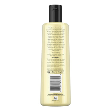 Neutrogena Body Oil With Light Sesame Formula, Fragrance Free, 8.5 Oz
