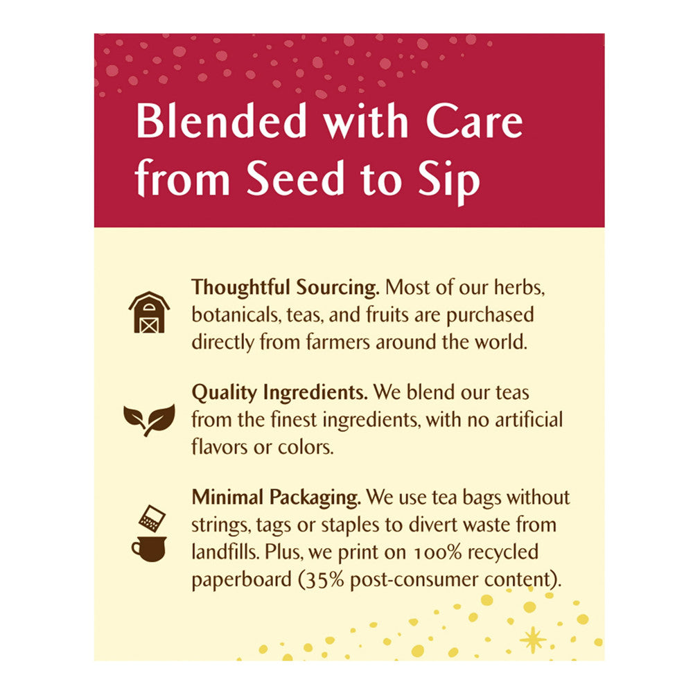 Celestial Seasonings Caffeine Free Red Zinger Natural Herb Tea, 20 Bags