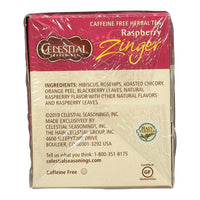 Celestial Seasonings Raspberry Zinger Natural Herb Tea - 20 Bags
