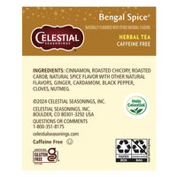 Celestial Seasonings Bengal Spice Herb Tea, Caffeine Free - 20 Tea Bags