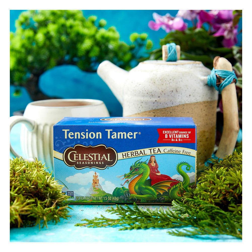 Celestial Seasonings Tension Tamer Natural Herbal Tea, 20 Bags