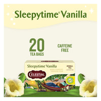 Celestial Seasonings Herbal Tea, Sleepytime Vanilla, Caffeine Free Sleep Tea Bags, 20 Ea