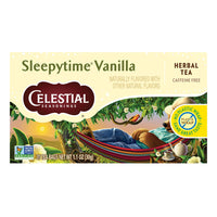Celestial Seasonings Herbal Tea, Sleepytime Vanilla, Caffeine Free Sleep Tea Bags, 20 Ea