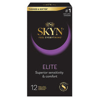 Skyn Elite Non Latex Lubricated Condoms, 12 Ea