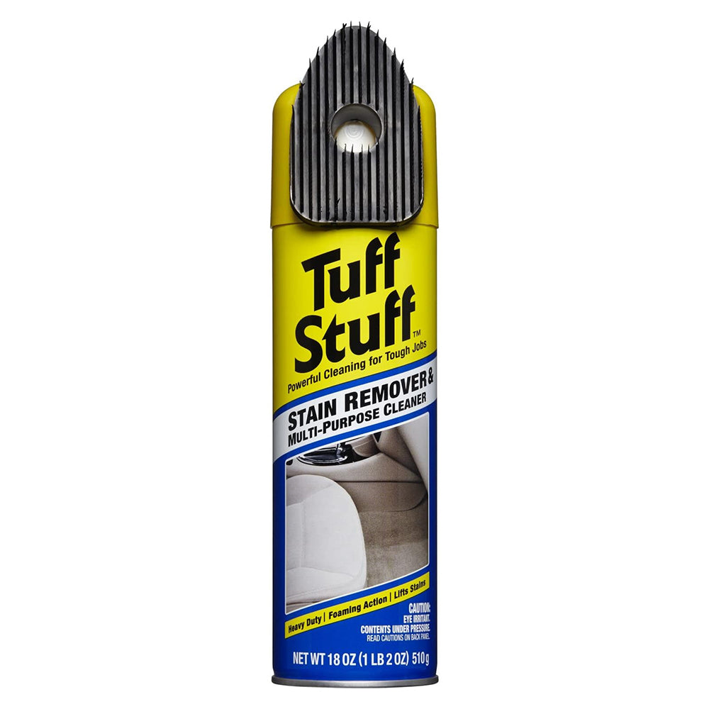Tuff Stuff Car Cleaner and Stain Remover and Multi Purpose Cleaner Foaming Action 18Oz (510g)
