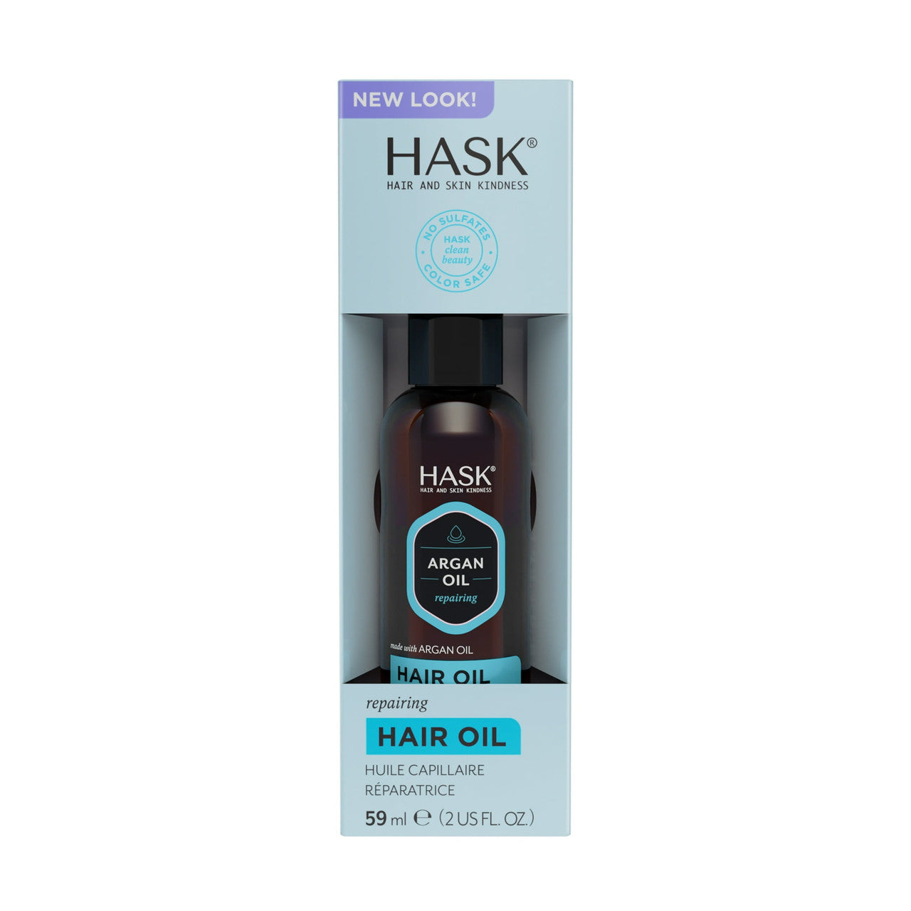 Hask Repairing Shine Hair Oil, Argan Oil from Morocco, 2 Oz